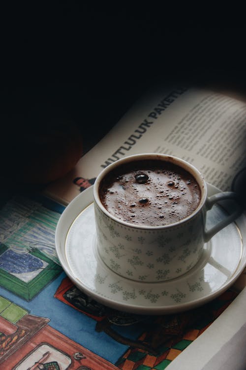 Free Photograph of a Cup with Hot Chocolate Stock Photo