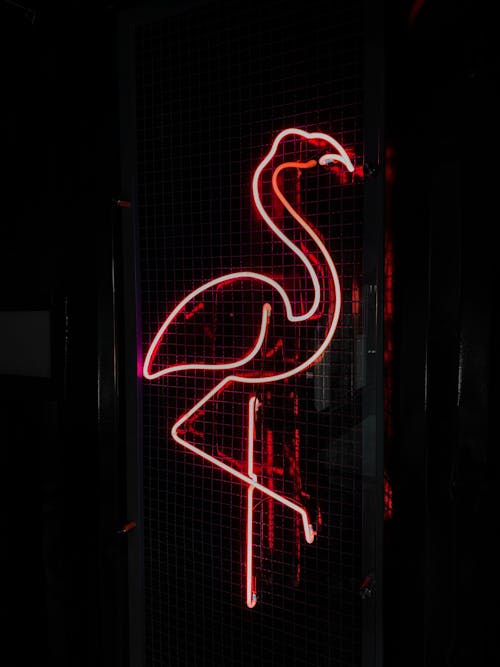 Red Neon Light Signage