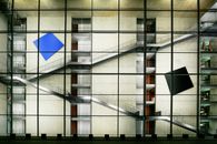 White and Black Building Interior