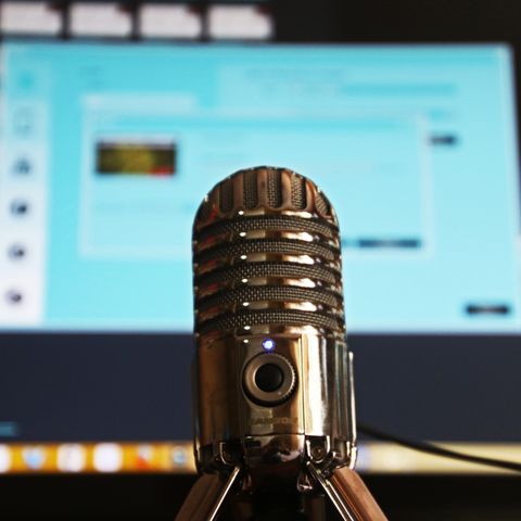 Studio microphone — content production and storytelling