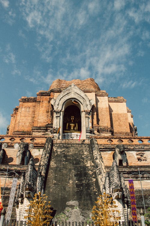 wat chedi luang, 佛寺, 佛教 的 免费素材图片