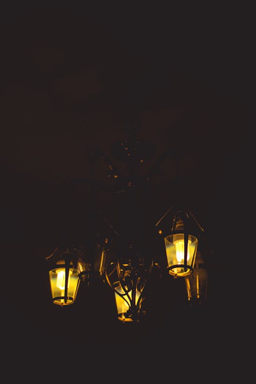 Free Four Electric Lights Stock Photo