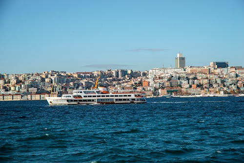 Ferry near Coast of Istanbul