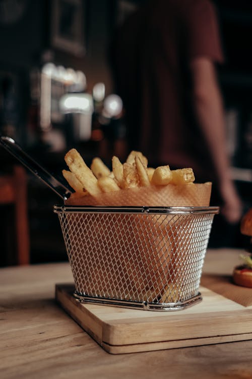 Gratis stockfoto met detailopname, eten, french fries