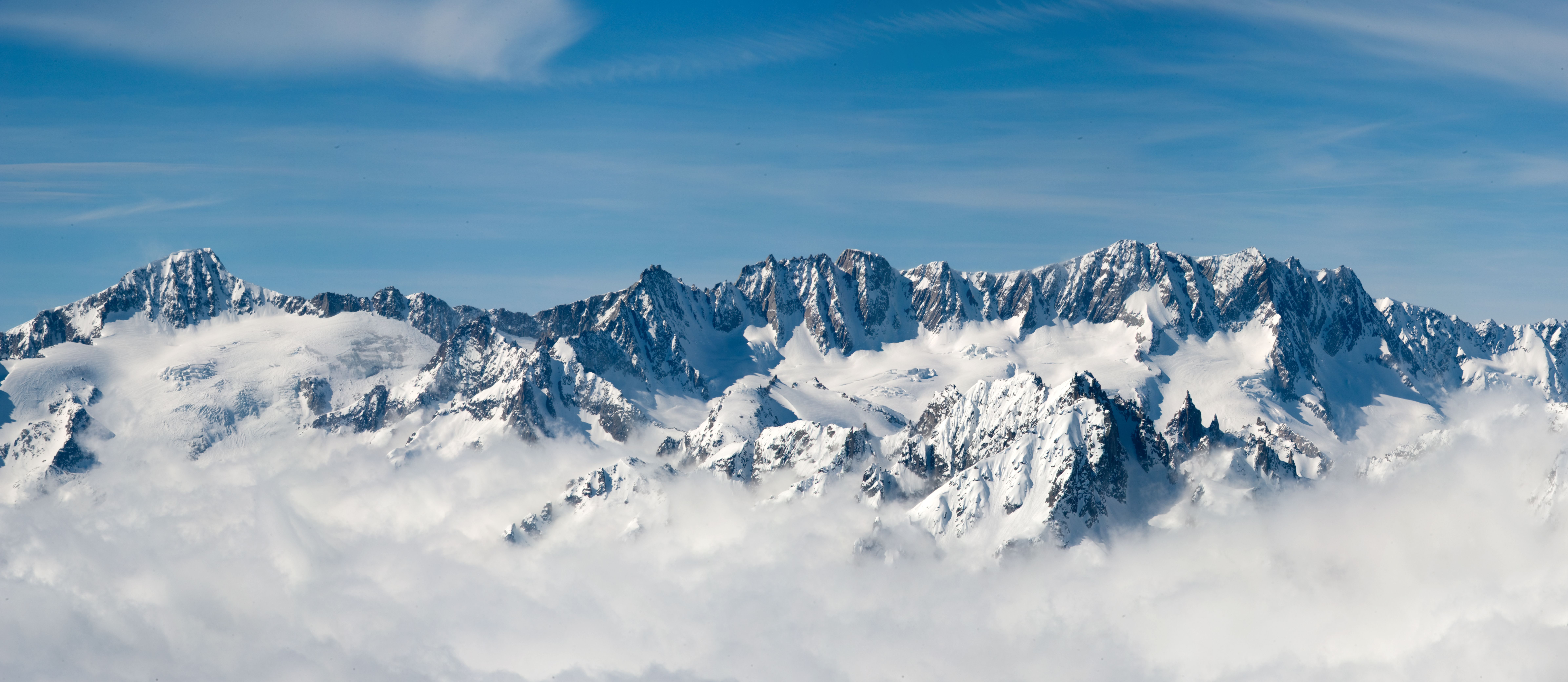 Snow Covered Mountain Under Blue Sky · Free Stock Photo