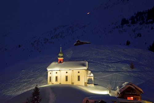 View of a Church in Winter