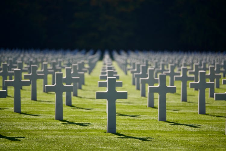 Field Of White Crosses 