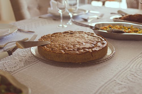 Free Photo of Pie on Plate Stock Photo