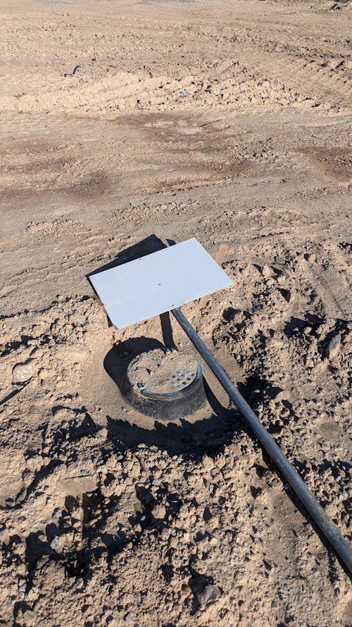Free stock photo of blank sign, dirt lot, empty