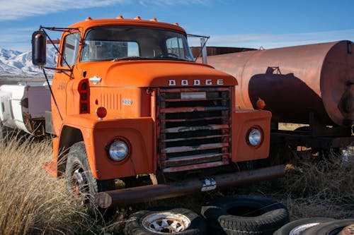 Free stock photo of dodge, junkyard, truck