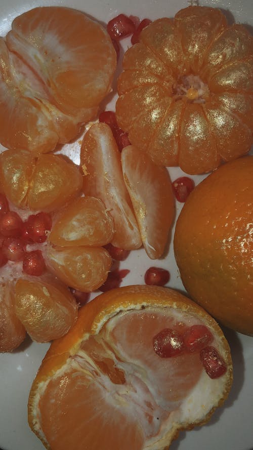 Free Close-Up Shot of Tangerines Stock Photo