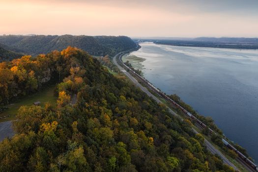Mississippi Riverwalk near Dubuque