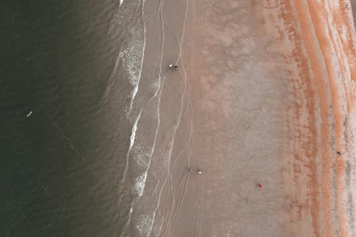 dalgalar, deniz, drone çekimi içeren Ücretsiz stok fotoğraf