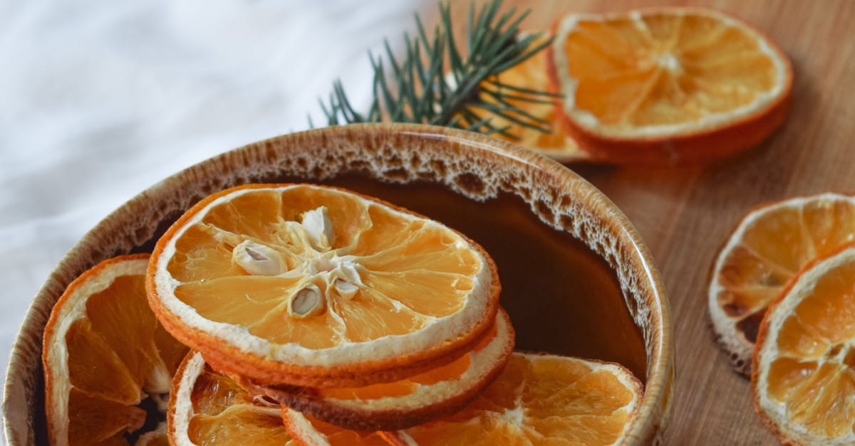 Dried orange slices for cocktails recipe