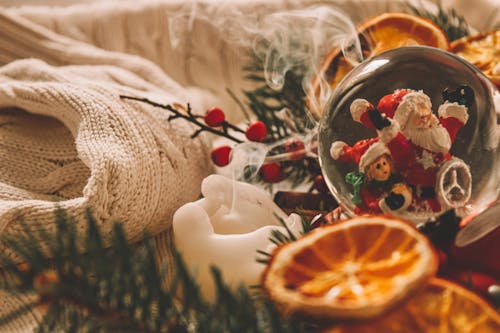 Close-Up Shot of Christmas Decoration