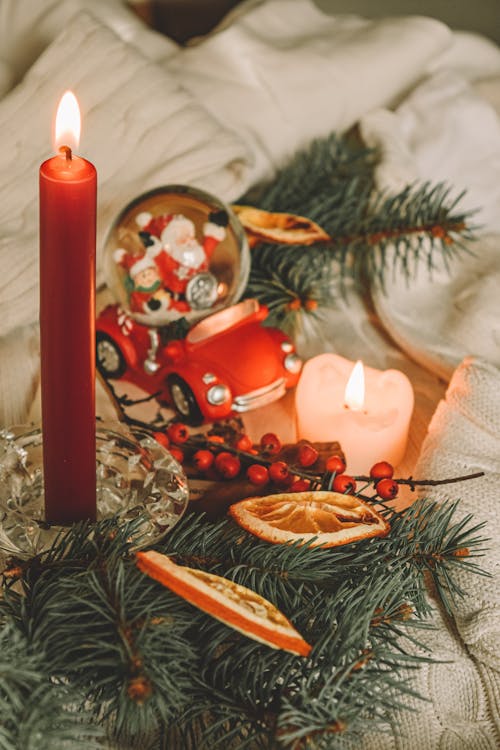 Close-Up Shot of Christmas Decoration