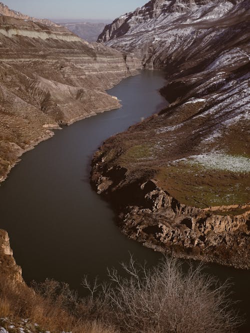 River Between Mountains