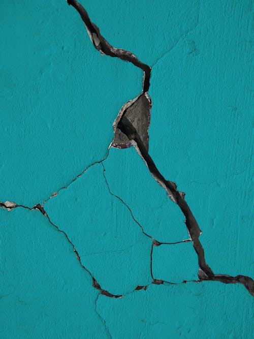 Free A Cracked Wall Stock Photo