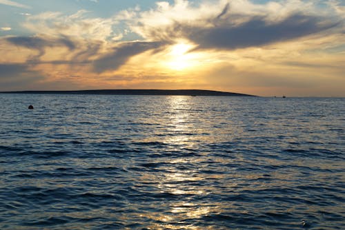 Δωρεάν στοκ φωτογραφιών με Αδριατική θάλασσα, αντανάκλαση του νερού, δύση του ηλίου Φωτογραφία από στοκ φωτογραφιών