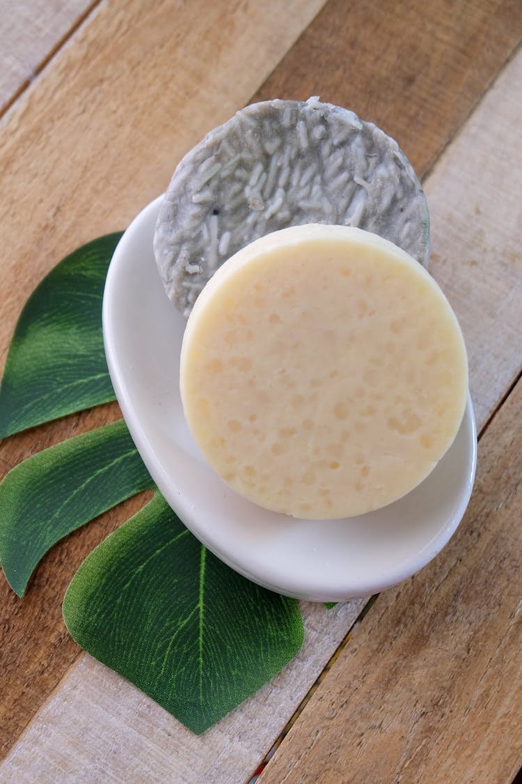 Bar Soaps On A Soap Dish