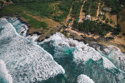 Imagine de stoc gratuită din fotografie aeriană, fotografie cu drona, litoral