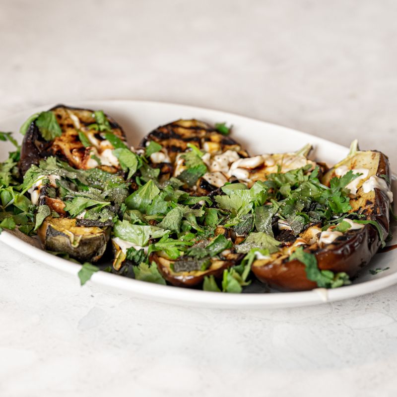 Quick White Miso and Roasted Eggplant Dip