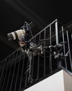 Camera Mounted on Railing