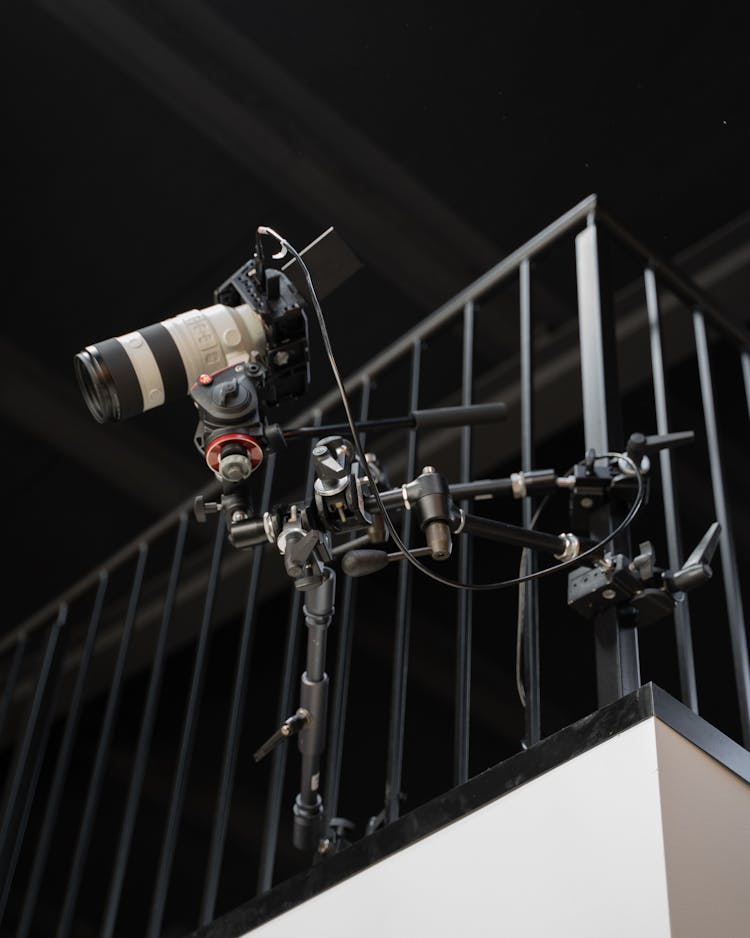 Camera Mounted On Railing