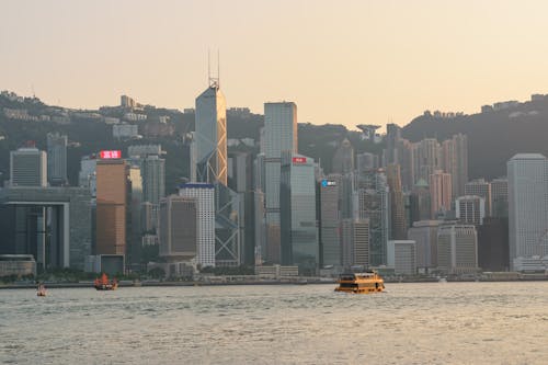 binalar, deniz kenarı, Hongkong içeren Ücretsiz stok fotoğraf