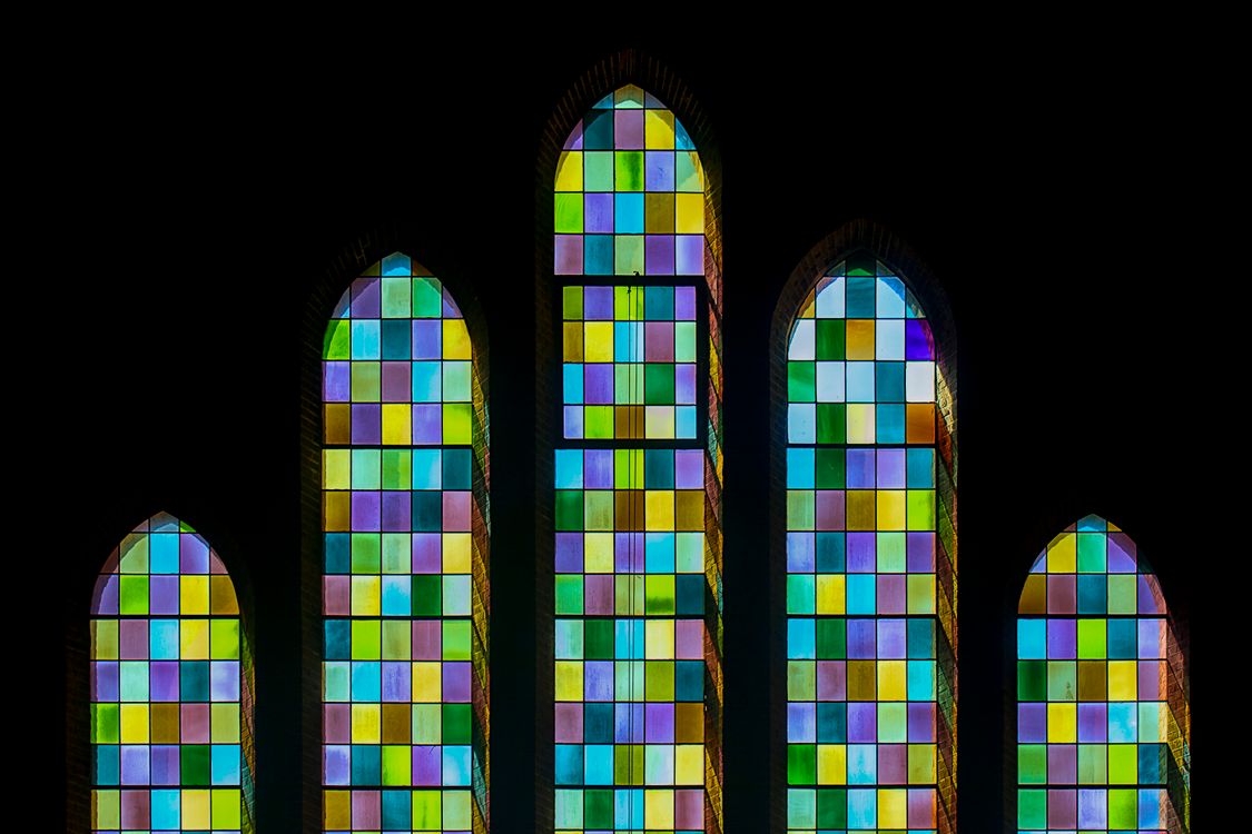 Colourful Stained Glass Windows · Free Stock Photo
