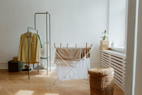 Free Laundry Hanged to Dry Stock Photo