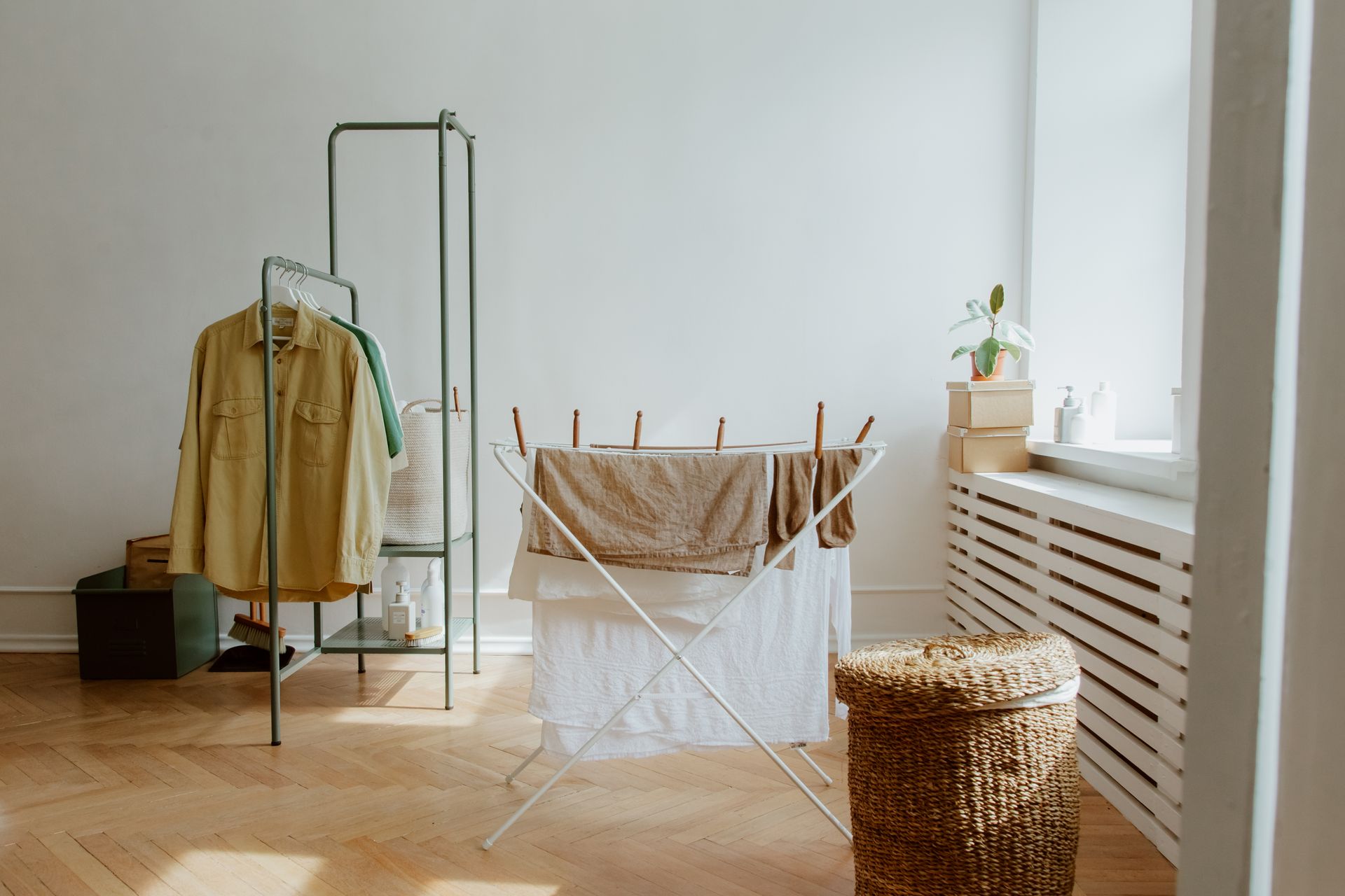 Laundry Hanged to Dry