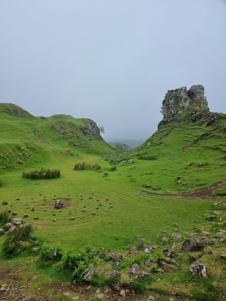 Stone Circles In Mountains