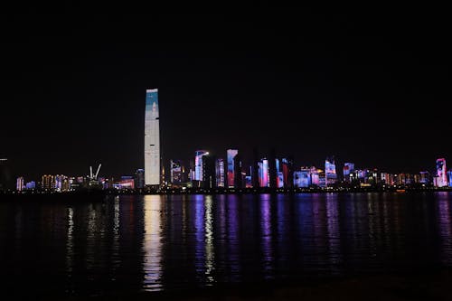 城市, 塔樓, 夜景 的 免费素材图片