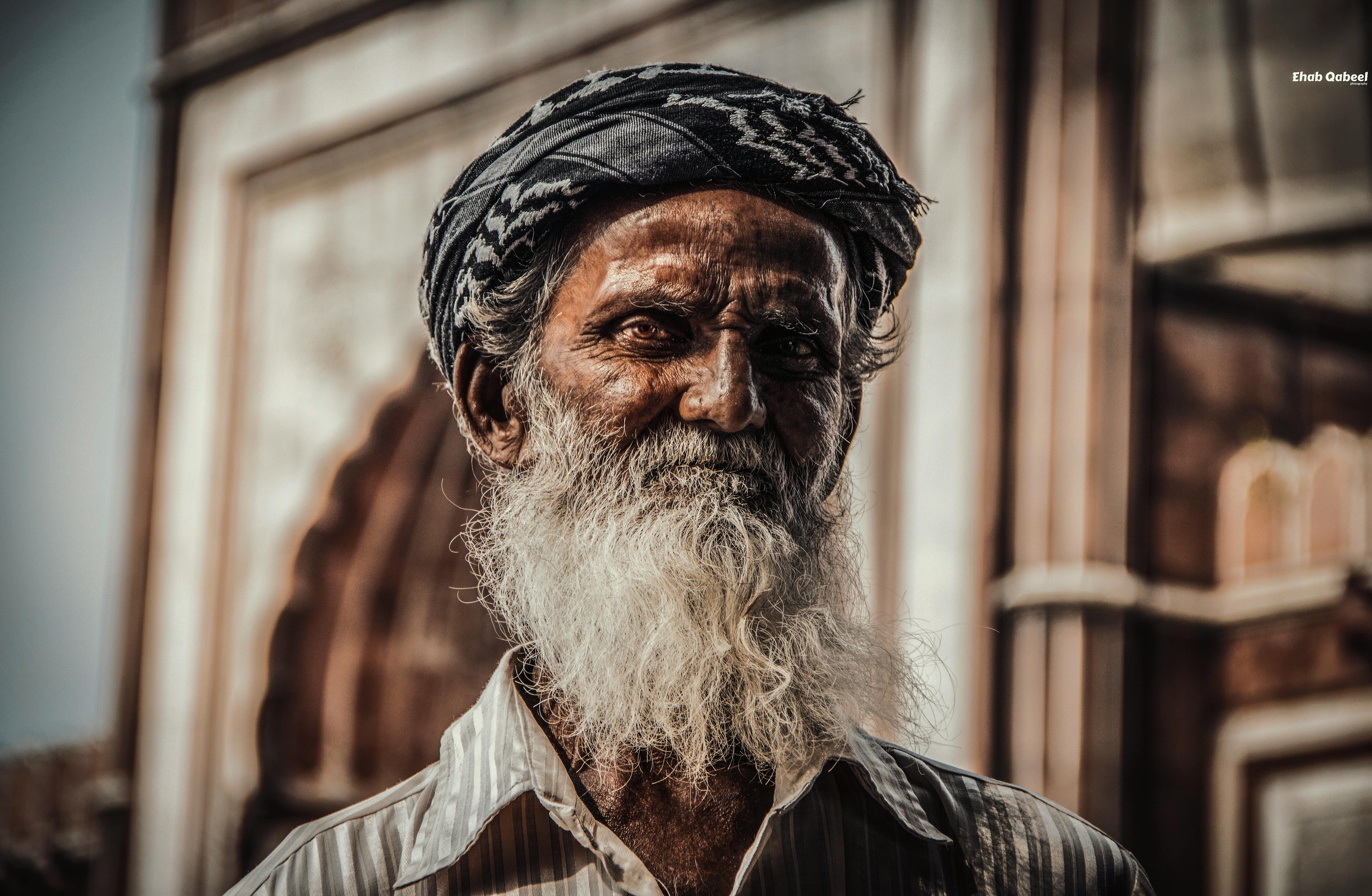 Free stock photo of india, indian, old man