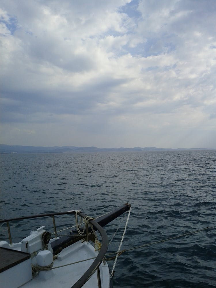 The Front Of A Boat And Seascape 