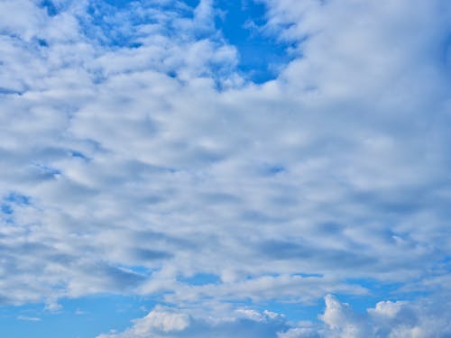 White Clouds and Blue Sky