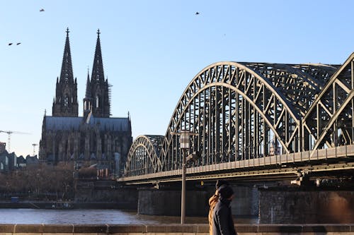 Bridge and Cologne Cathedral