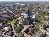 An Aerial Photography of City Buildings and Houses