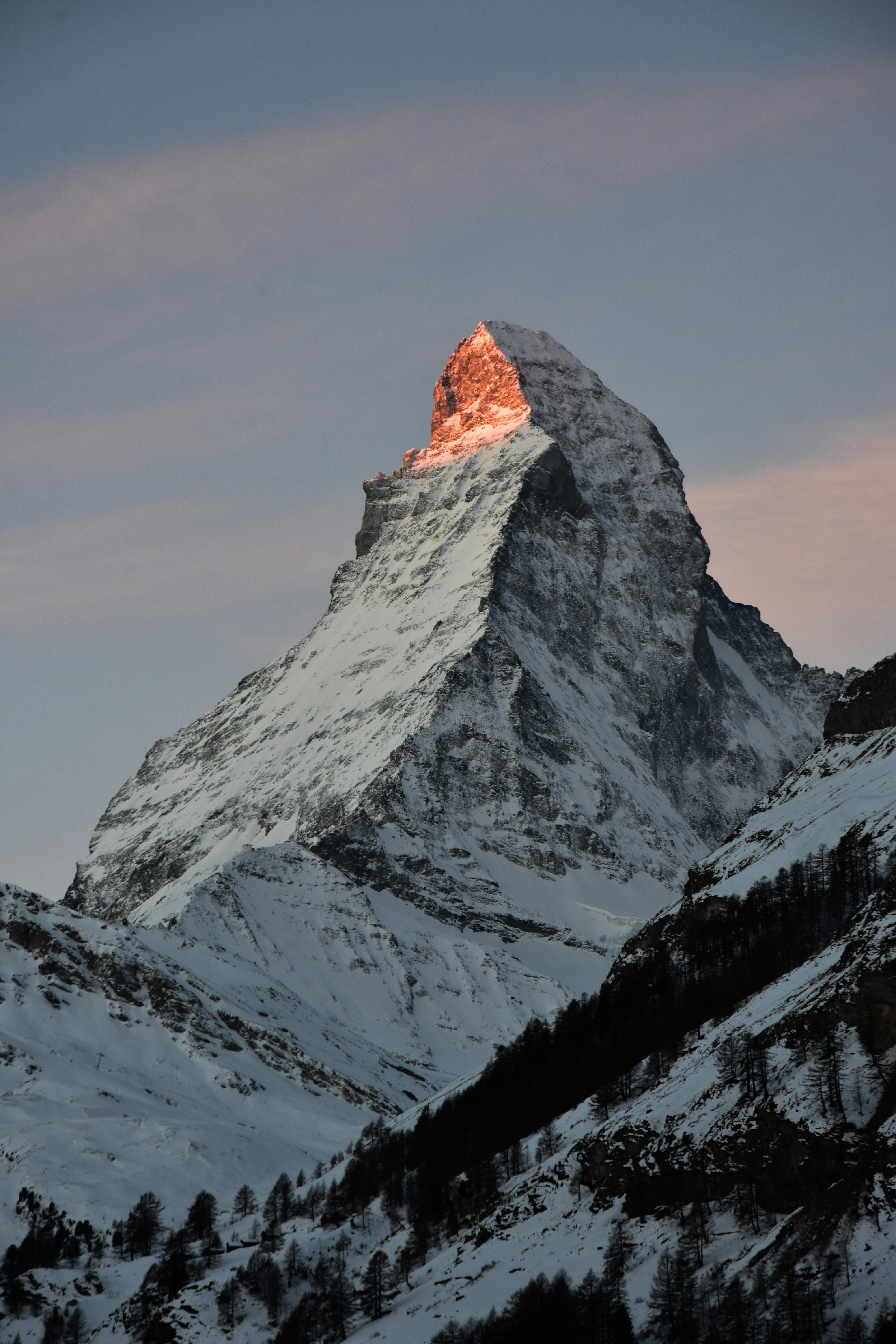 Scenic View Of Matterhorn Switzerland Free Stock Photo