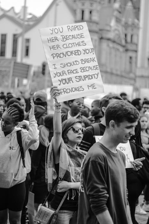 People Protesting Against Sexual Violence