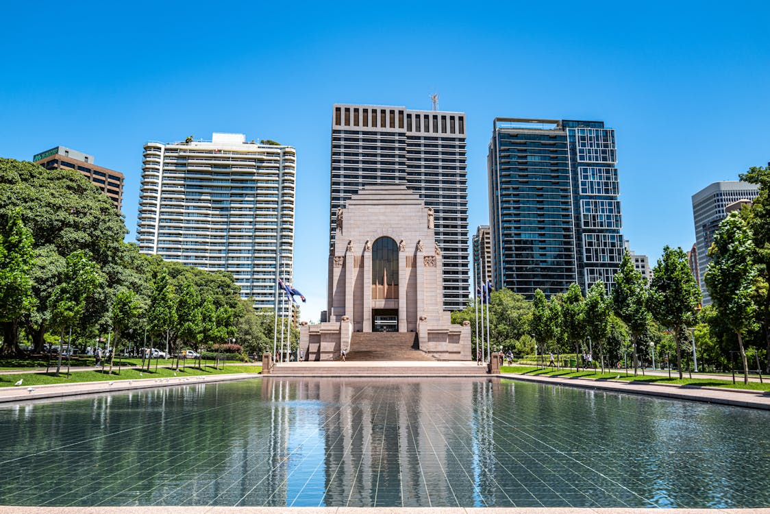 Gratis stockfoto met achtergrond, anzac memorial, attractie