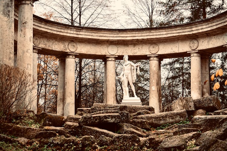 The Apollo Colonnade At Pavlovsk Park