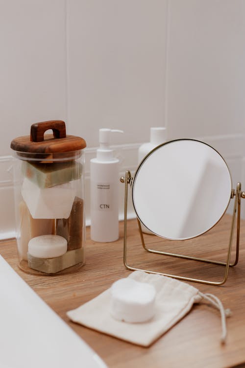 Ingyenes stockfotó befőttes üveg, fürdőszoba, kozmetika témában Stockfotó