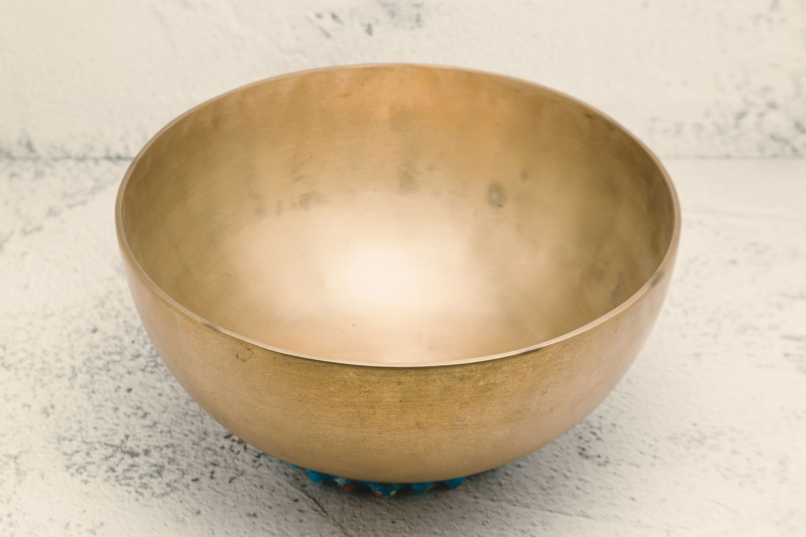 Large brass singing bowl