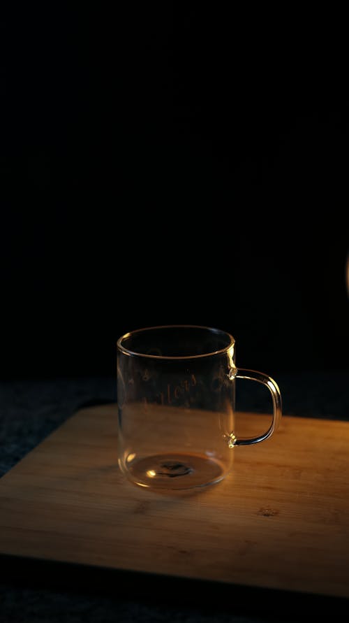 Photo of Drinking Glass on top of Wood