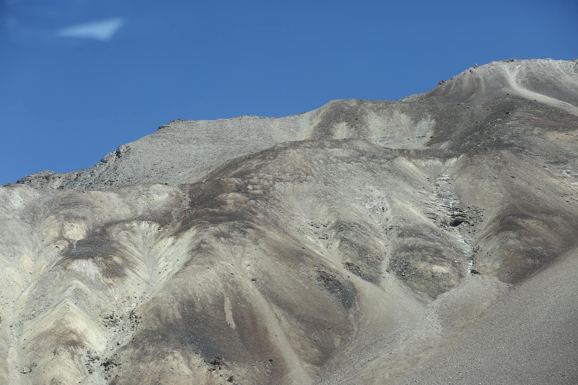 Quarry Site under Blue Skies