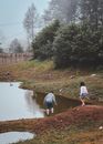 Children on Lakeside
