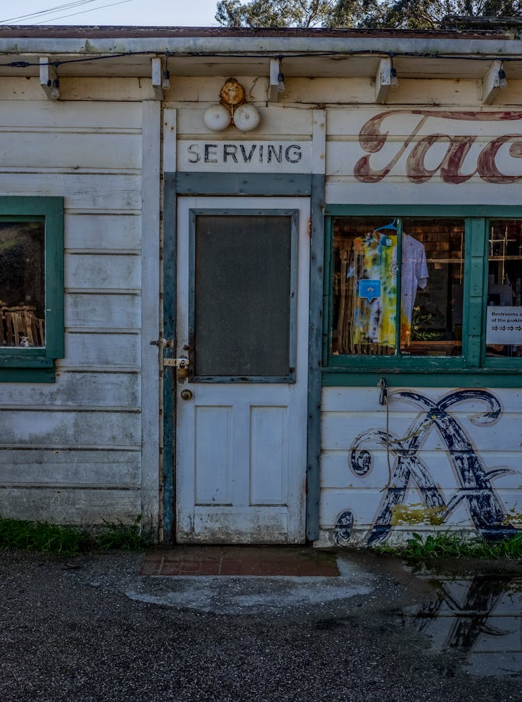 Door Of Closed Shop