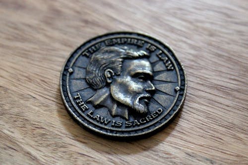 Free stock photo of antique, bronze coin, coin